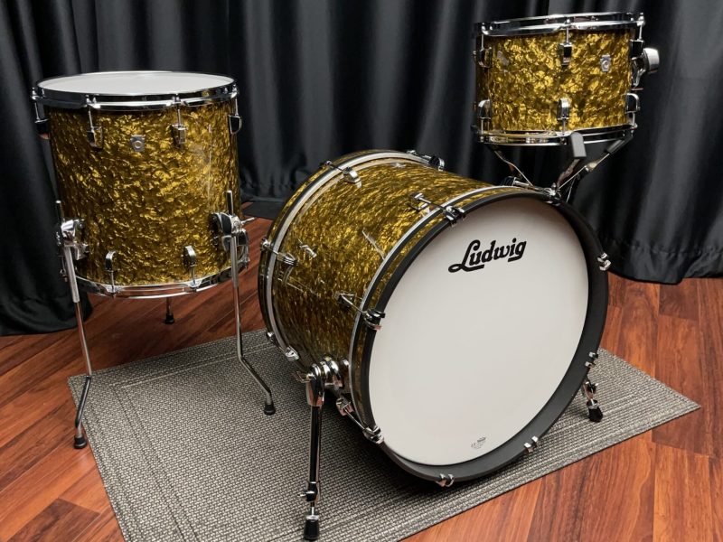 Ludwig Drums USA Neusonic Downbeat Butterscotch Pearl Set