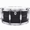 Ludwig USA Flat Black Beauty 6.5×14 Brass Snare Drum LB4271