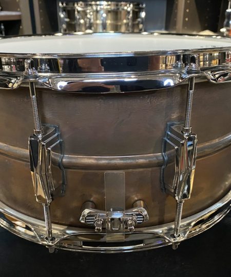 Alternative view of Ludwig USA Raw Copper Phonic 6.5x14 Snare Drum LC663