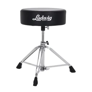 Ludwig LP51TH Pro Round Drum Throne Black