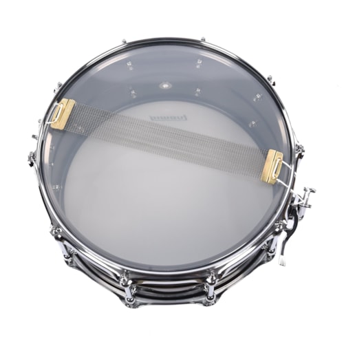 Ludwig Universal Brass 6.5×14 Snare Drum LU6514C With Chrome Hardware - Image 2