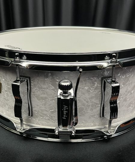 Alternative view of Ludwig Jazz Fest 5.5×14 in. Snare Drum White Marine Pearl LS9080P