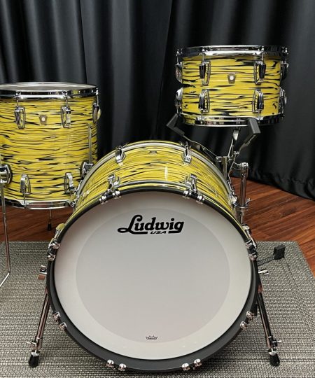 Alternative view of Ludwig USA Classic Maple Downbeat Lemon Oyster 3pc Kit 12, 14, 20