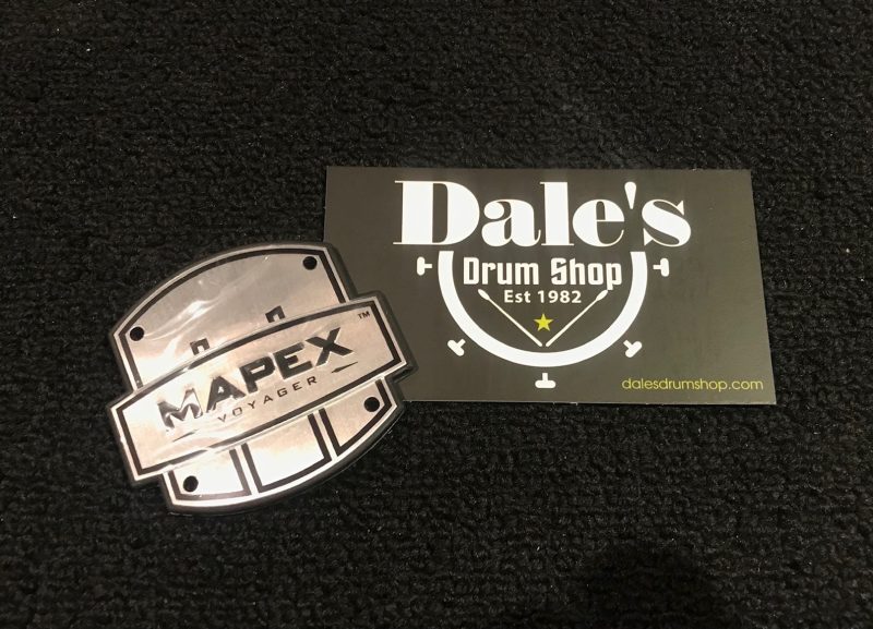 Mapex Drums Parts Voyager Drum Badge Silver