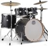 Mapex Storm 5pc Drum Set With 400 Series Hardware Pack Ebony Blue Grain