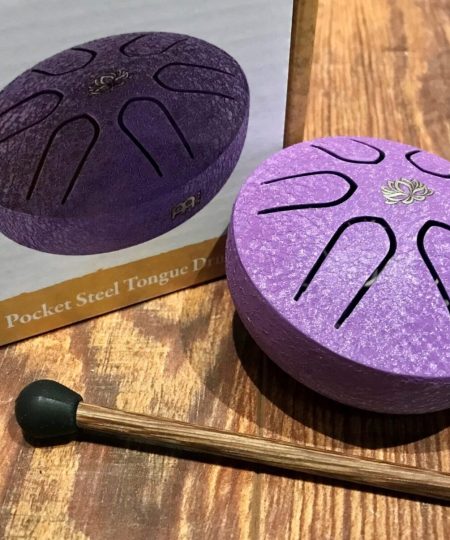 Meinl Sonic Energy Pocket Steel Tongue Drum A Major Lotus Flower Nice Gift