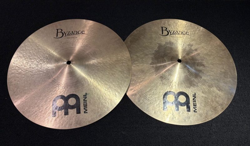 Meinl Used Byzance Traditional 15 in. Medium Hi Hat Cymbal Pair