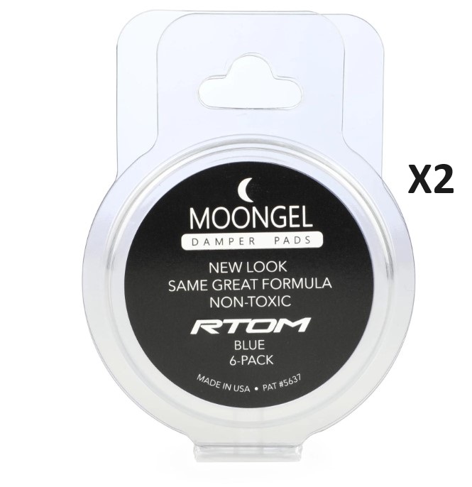RTOM Moongel Blue 12-Pack Dampeners Tone Control
