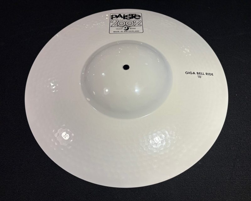 Paiste Used 2002 18 in. White Giga Bell Ride Cymbal 2244g