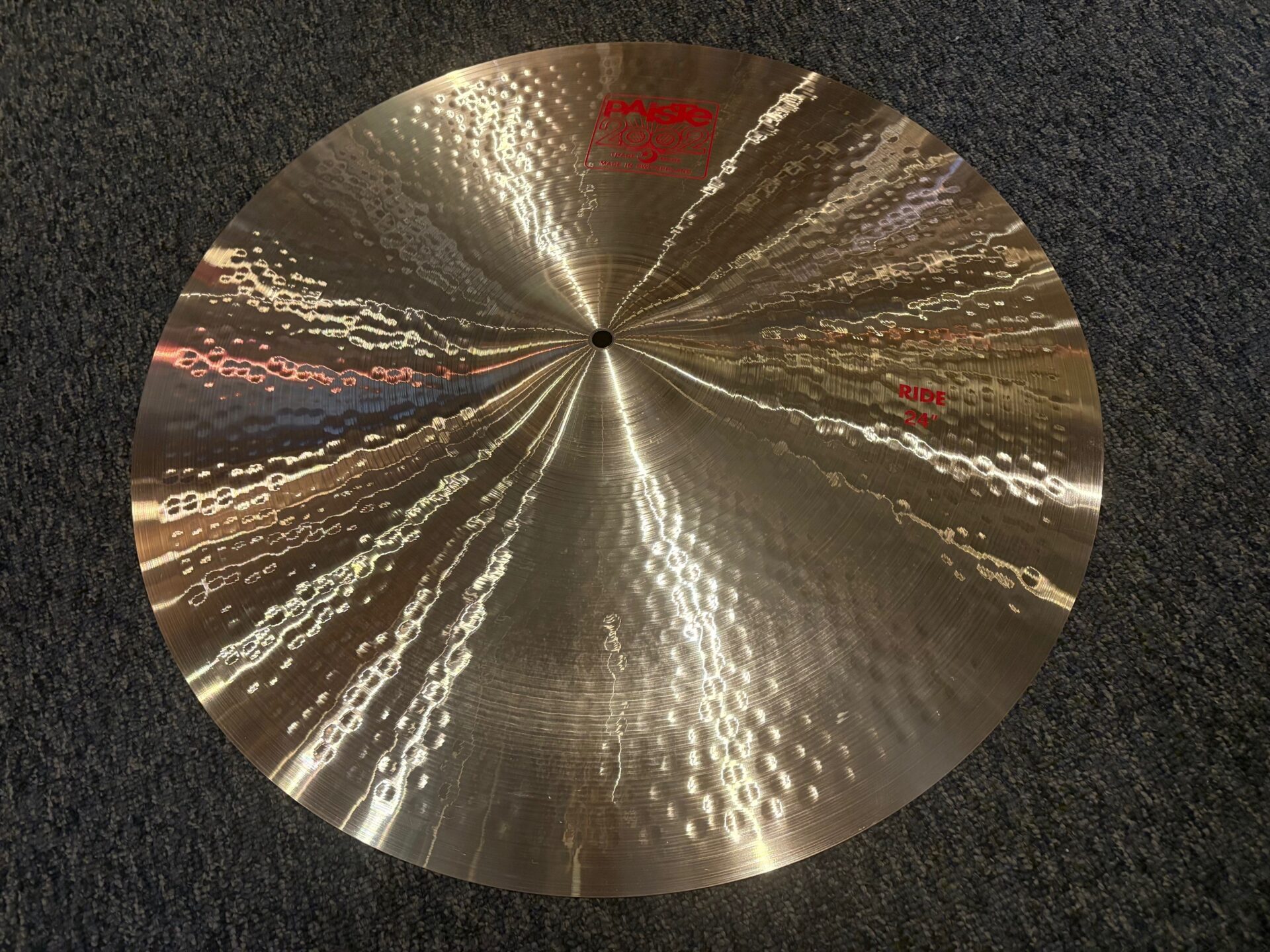 Paiste Cymbals Used 2002 24 in. Ride cymbal