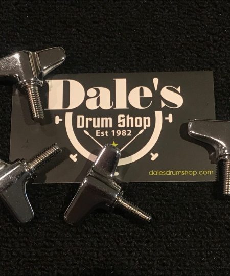 Percussion Plus Drum Hardware Parts 4-Pack 6mm x 15mm Thumb Bolt