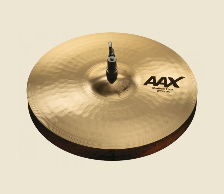 Sabian AAX 14 in. Medium Hi Hat Cymbals Pair Brilliant