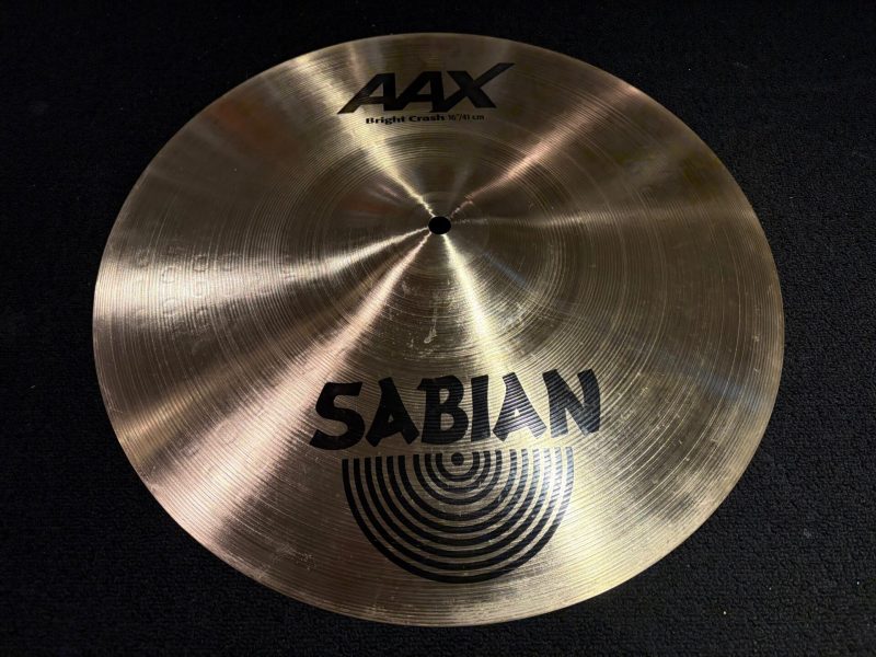 Sabian Used AAX 16 in. Bright Crash Cymbal Regular Finish 1150g