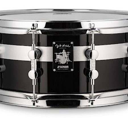 Sonor Jost Nickel 14 in. x 6.25 in. 14 Ply Beech Piano Black Snare Drum
