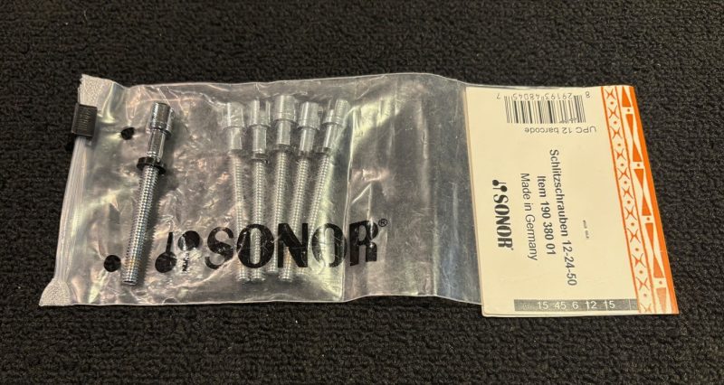 Sonor Parts 6 Slotted Tuning Rods 12-24 50mm 190 380 01