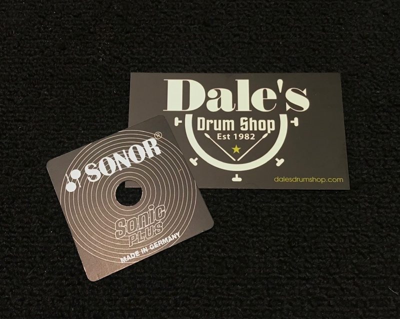 Sonor Sonic Plus 2 in. x 2 in. Metal Drum Badge