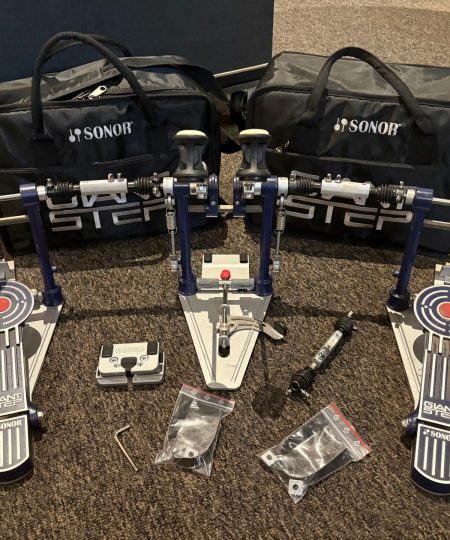 Sonor Used Giant Step Middle Pedal Complete w/ Bags