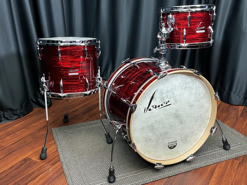 Sonor Drums Vintage Series 12, 14, 20 Vintage Red Oyster Kit