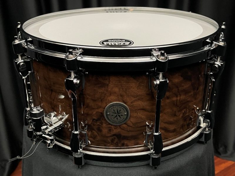 Tama Drums Starphonic Walnut 7x14 Snare Drum PWB147GWB Black Walnut Burl