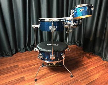 TAMA Cocktail Jam Kit Indigo Sparkle With Bags CJB46ISP