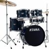 Complete TAMA Imperialstar Dark Blue Kit w/ 18 in. Bass w/ Stands, Pedal, Meinl Cymbals, and Throne