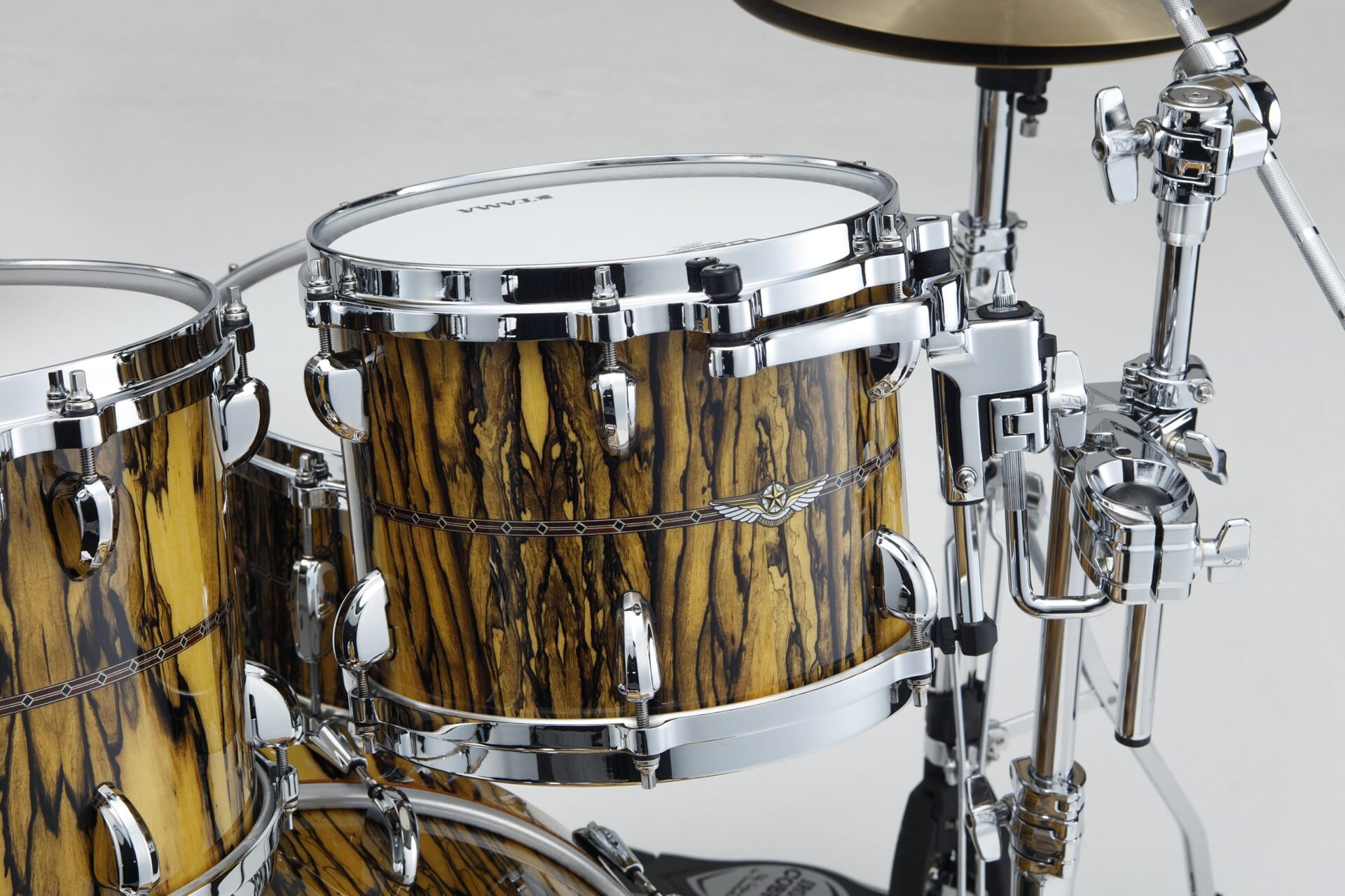 Tama Star Factory Vault Limited Edition Bubinga 5pc Set Natural White Ebony - Image 3