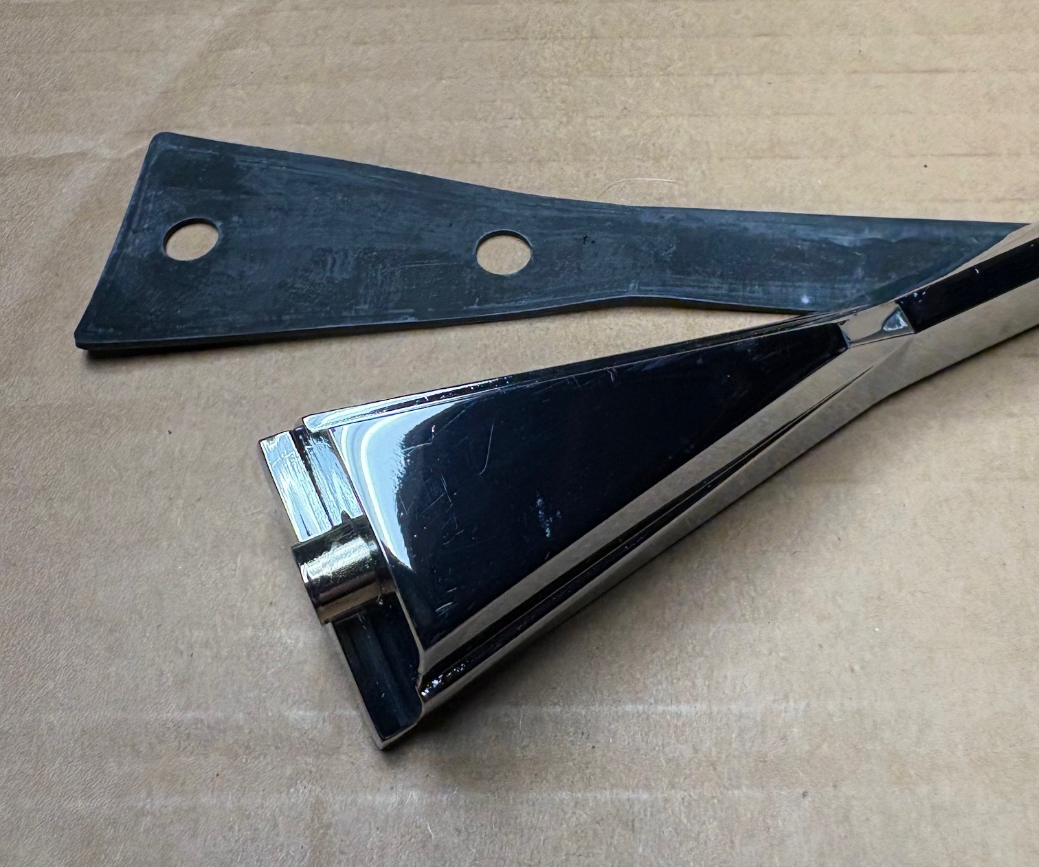 Tama Parts NOS Artstar II Tom Lug MHL13TF Chrome 10.5 in. - Image 3