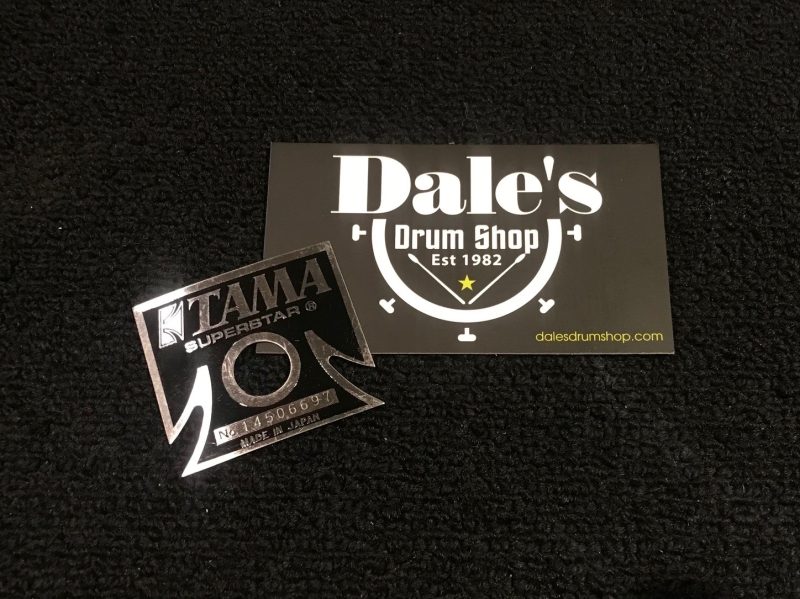 Tama Drums Japan Vintage Original Superstar T Drum Badge MIJ