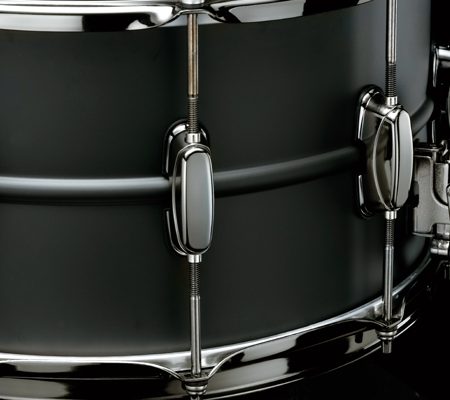 Alternative view of Tama S.L.P. Big Black Steel 8x14 Snare Drum LST148 1mm Steel