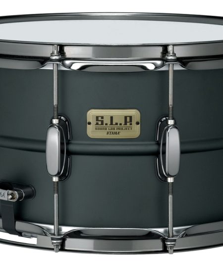 Tama S.L.P. Big Black Steel 8x14 Snare Drum LST148 1mm Steel