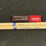 Tama Drum Sticks 5B-SG Oak Wood Tip Pair With Suede Grip