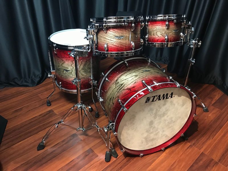TAMA Star Walnut Garnet Japanese Sen Burst 4pc Drum Set