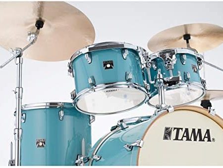 Alternative view of TAMA Superstar Classic Maple Light Emerald Blue Green Lacquer 5pc Kit CL52KS LEG