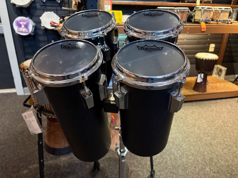 Tama Drums Used Hi-Pitch Octobans With Stand