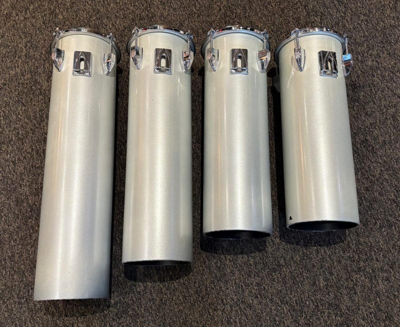 Tama Used Four Painted Low-Pitch Octobans