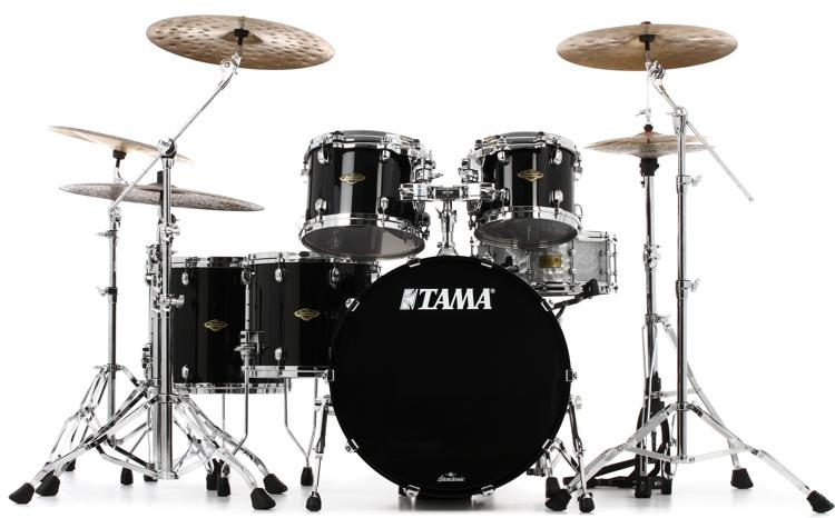 Tama Starclassic Walnut Birch WBS52LS PBK Piano Black 5pc WB kit