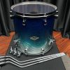 Tama Walnut / Birch 14x14 Floor Tom Molten Blue Ice Fade WBSF14D MBI
