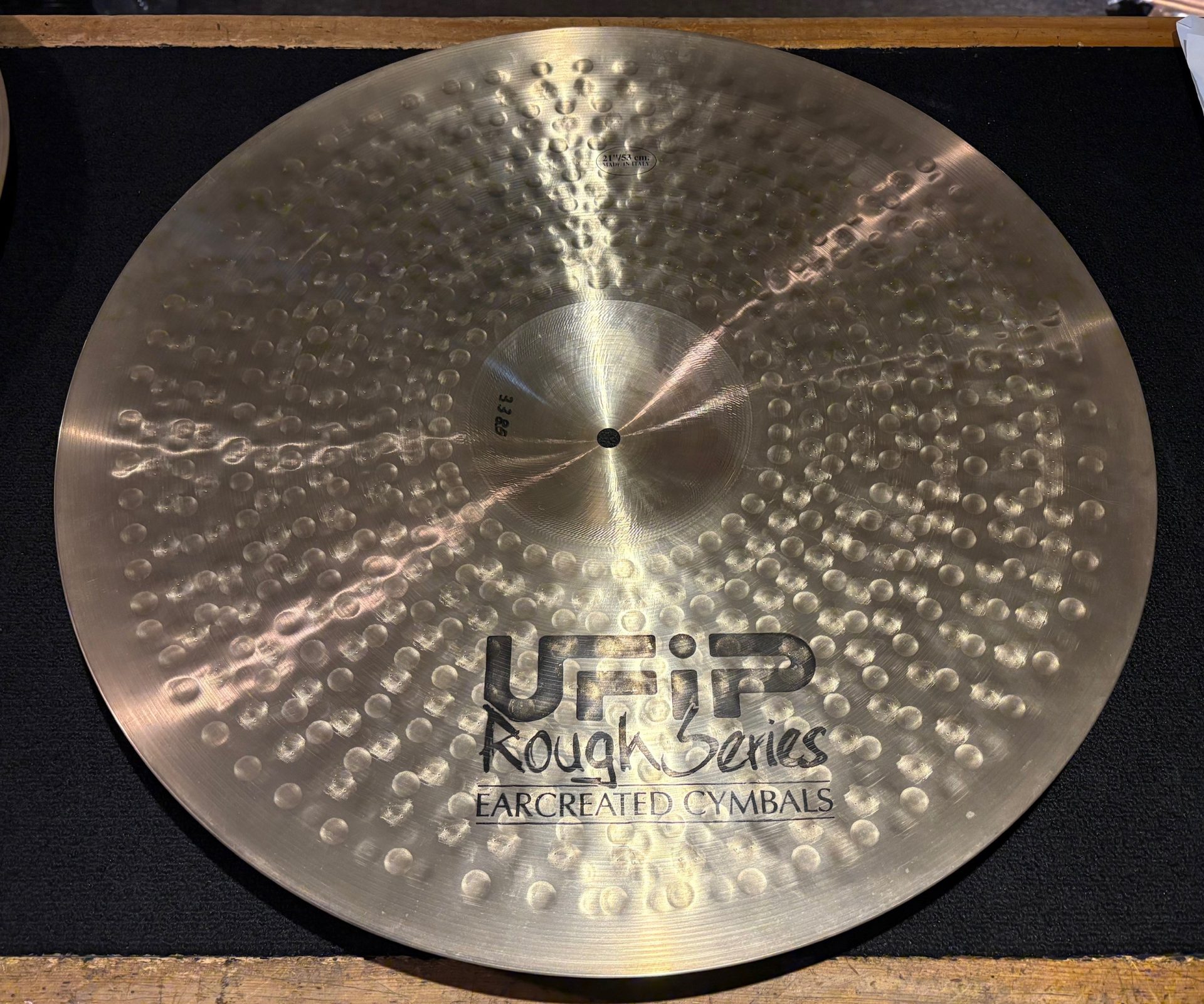 UFIP Used 21 in. Rough Ride Cymbal 3385g - Image 3