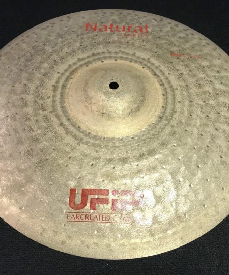UFIP Used 17 in. Natural Series Crash Cymbal 1210g