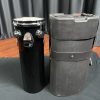 DW Used Drums Collector's Black Mirra Lacquer Specialty Rata Tom and Case