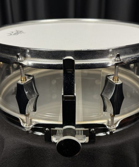 Alternative view of Fibes Drums Austin Crystalite 5x13 Clear Acrylic Snare Drum