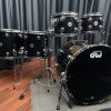 DW Used Drum Set Collector's Maple Lacquer Specialty Black Mirra 5pc Kit