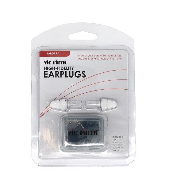 Vic Firth 12db Reduction Earplugs Large VICEARPLUGL2 - Image 2