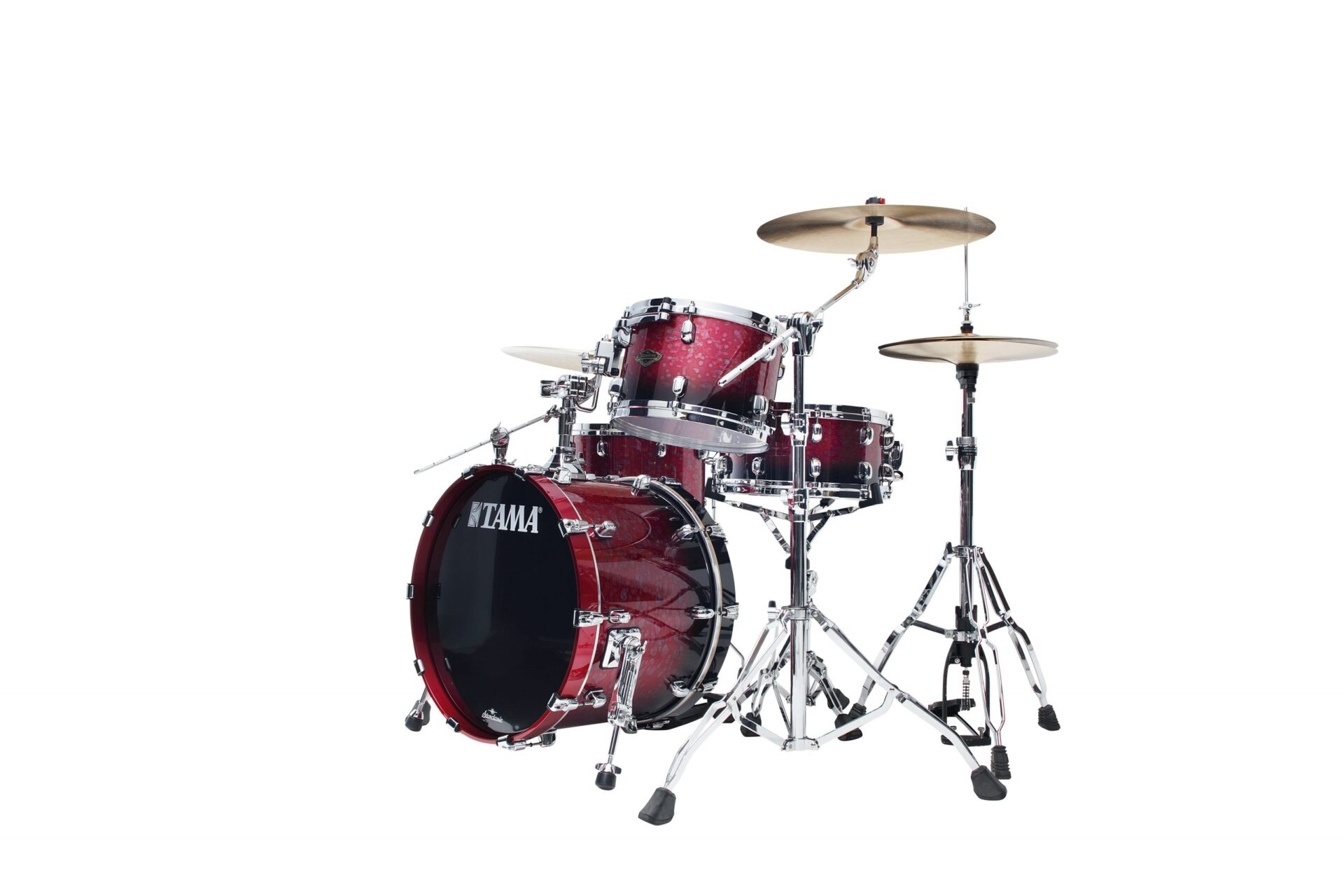 Tama Starclassic Walnut / Birch Molten Dark Raspberry Fade WB Kit 12, 14, 20 - Image 3