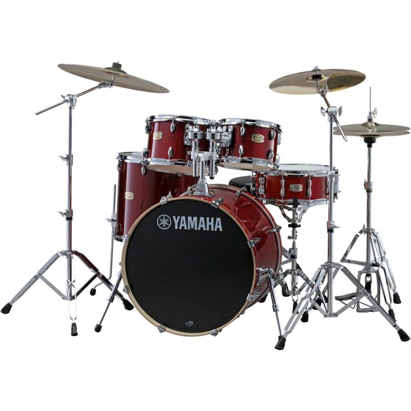 Yamaha Drums Stage Custom Birch 5pc Shell Pack Cranberry Red