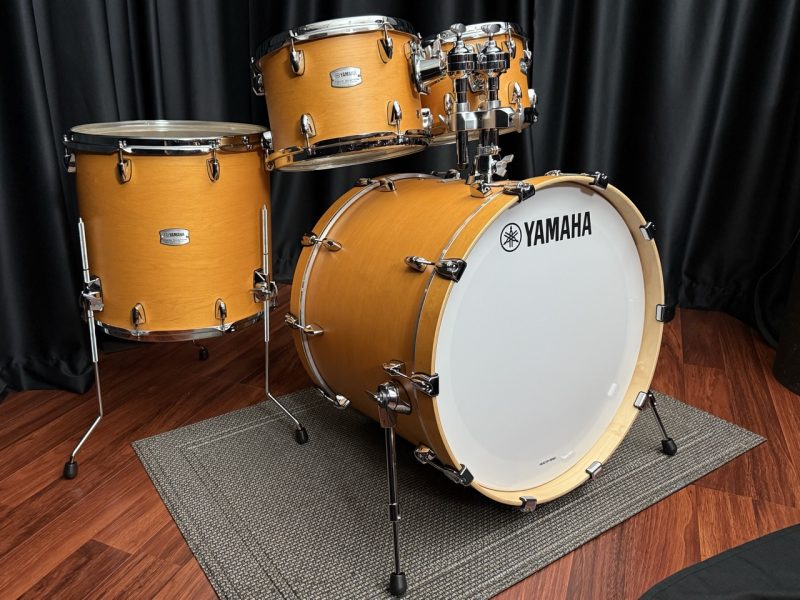 Yamaha Drums Tour Custom Maple 4pc Caramel Satin Kit TMP2F4CRS