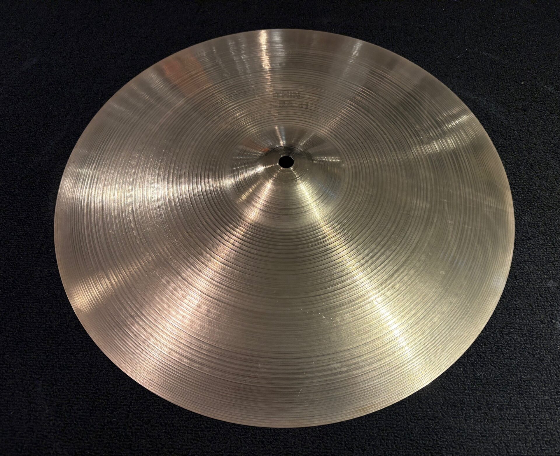Zildjian Used A 16 in. Thin Crash Cymbal Thin Stamp Hollow Logo 1013g