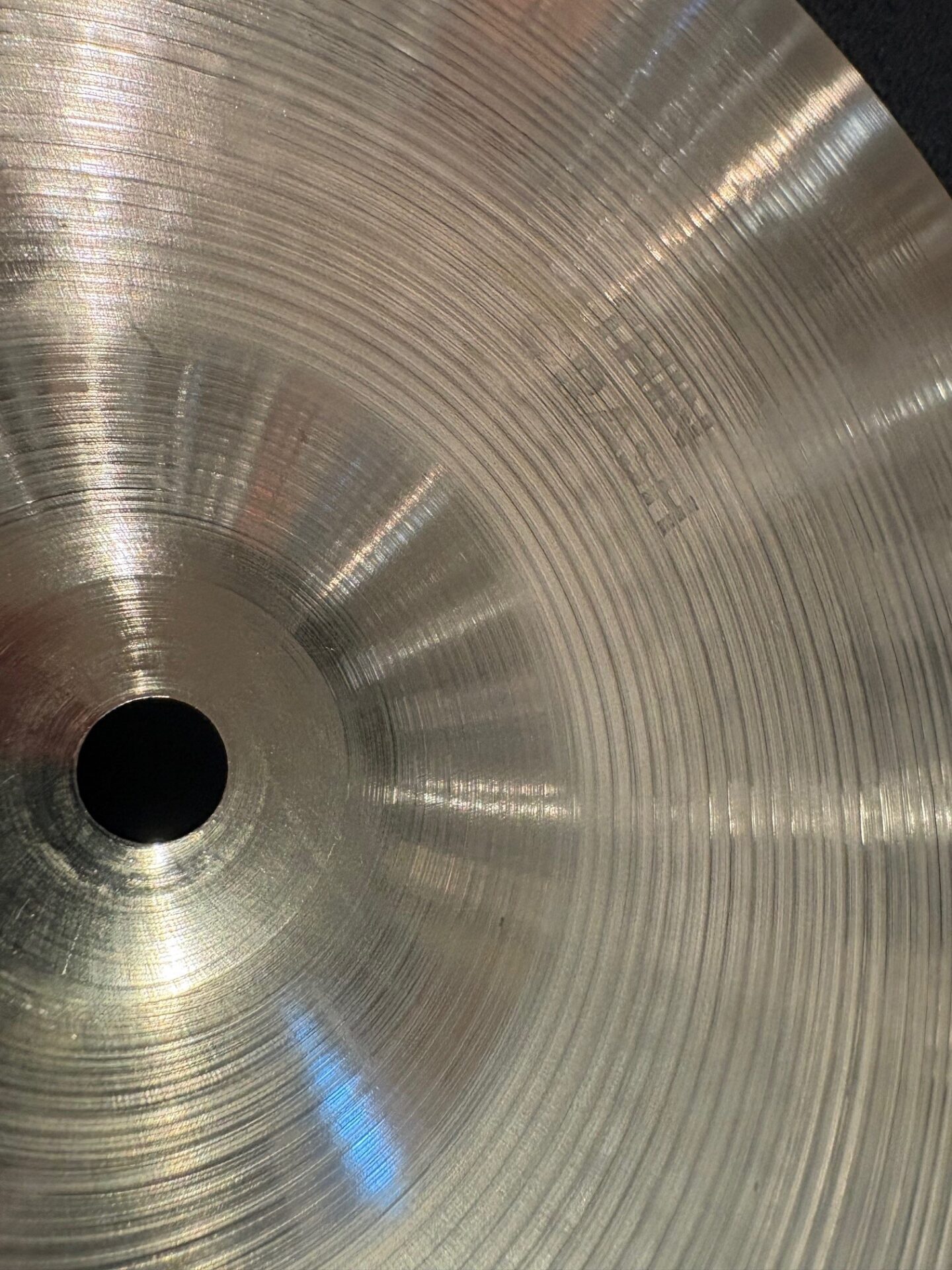 Zildjian Used A 16 in. Thin Crash Cymbal Thin Stamp Hollow Logo 1013g - Image 2