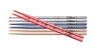 Zildjian Chroma Drumsticks 5A Value Pack 4 Pair Sticks