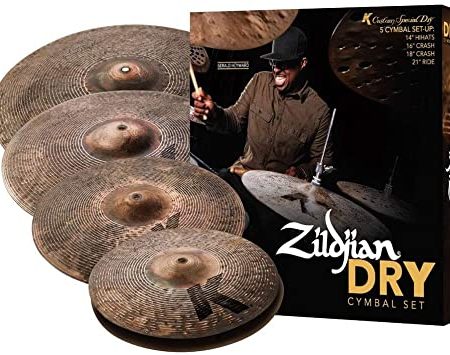 Complete Zildjian Cymbal Pack K Custom Special Dry KCSP4681 Hats, Crashes, Ride
